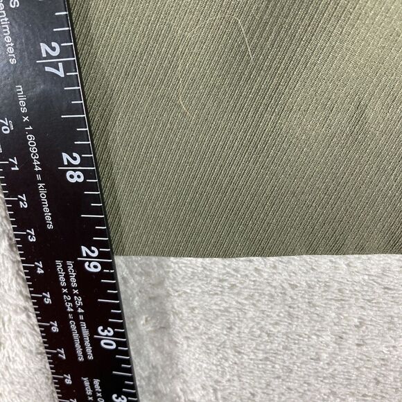 IZOD XFG Pleated Chino Dress Pants Mens Size 34x30 Olive Green 100% Polyester‎ - Picture 9 of 11